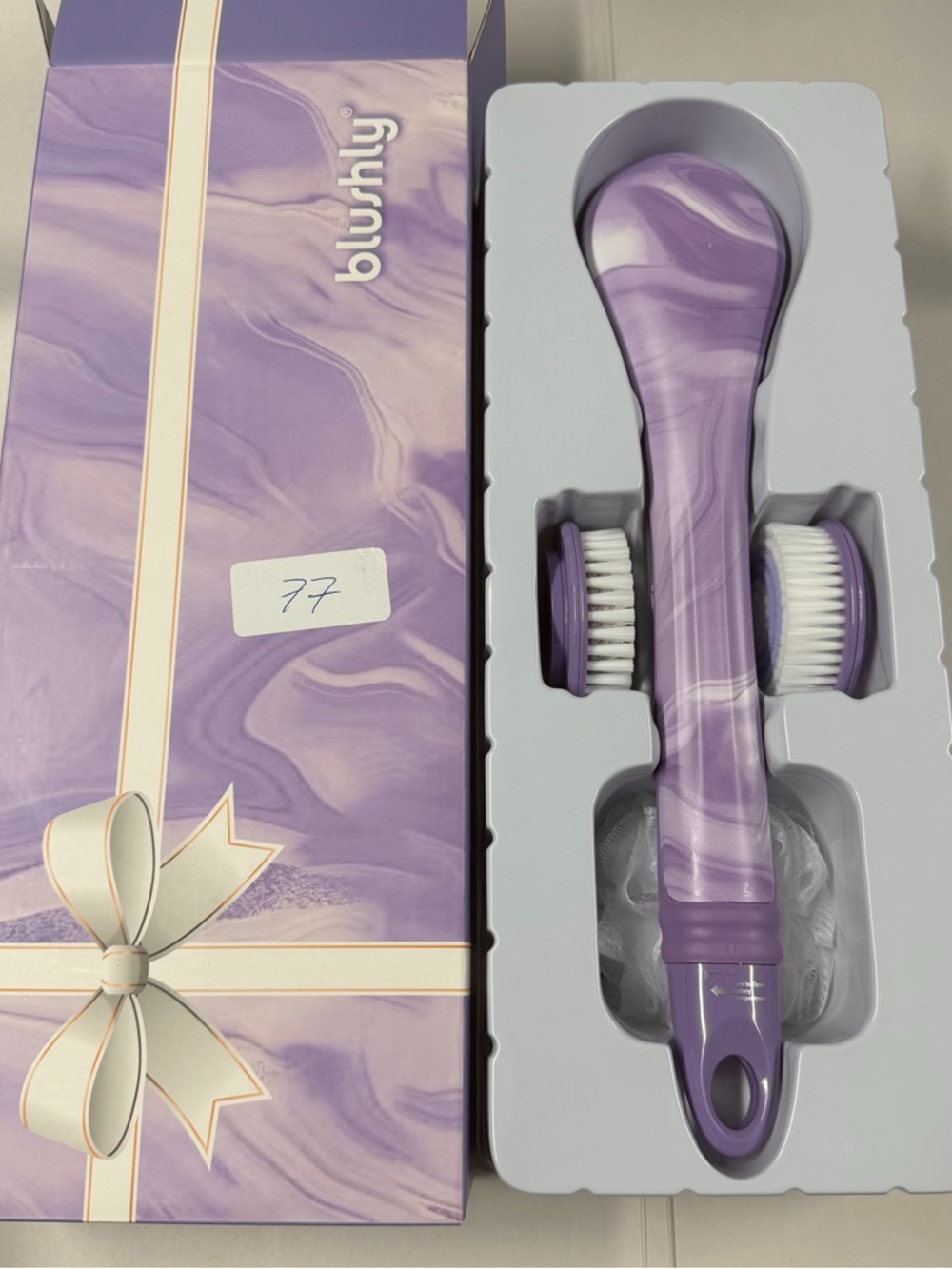 Blushly Cleansing & Exfoliating Body Brush w/ Heads